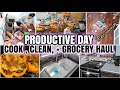 ALL DAY CLEAN WITH ME 2020 🏠 SAHM PRODUCTIVE DAY | grocery haul, cleaning, cooking @momlikely