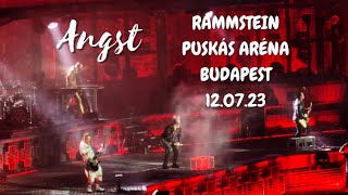 Angst | Rammstein | Live Puskás Aréna Budapest | 12th July 2023