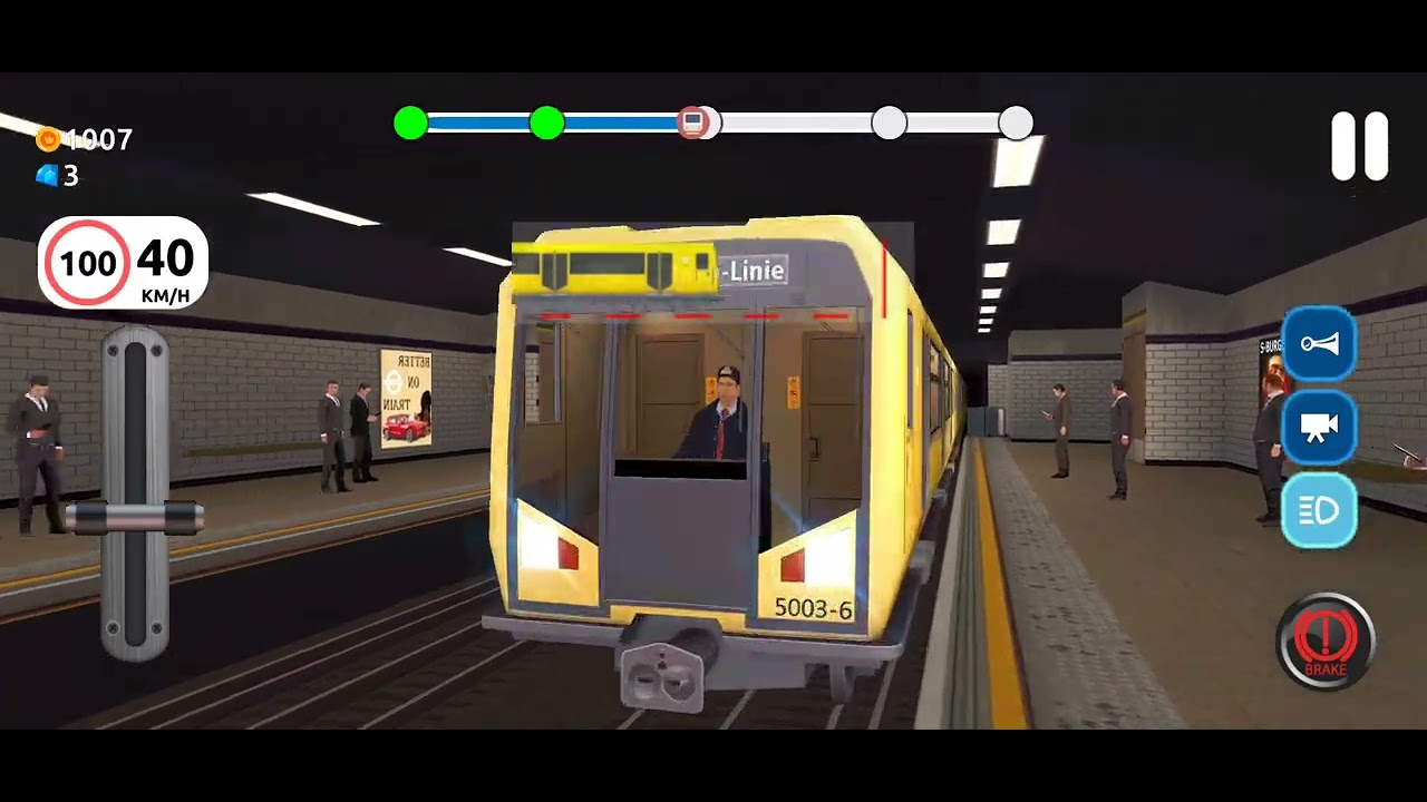 베를린 U5 지하철 런던 지하철 1번 노선 주행영상 