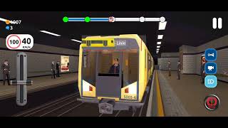 베를린 U5 지하철 런던 지하철 1번 노선 주행영상  screenshot 2