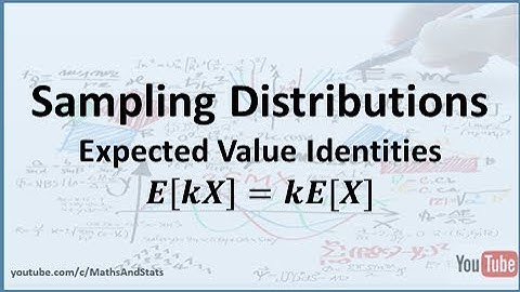 Expected Value of a Constant times a Random Variable