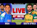 India vs South Africa - 43rd World Cup Match 🏏
