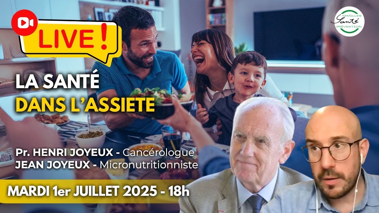 Replay - LIVE ! La santé dans l'assiette avec Jean Joyeux Micronutritionniste