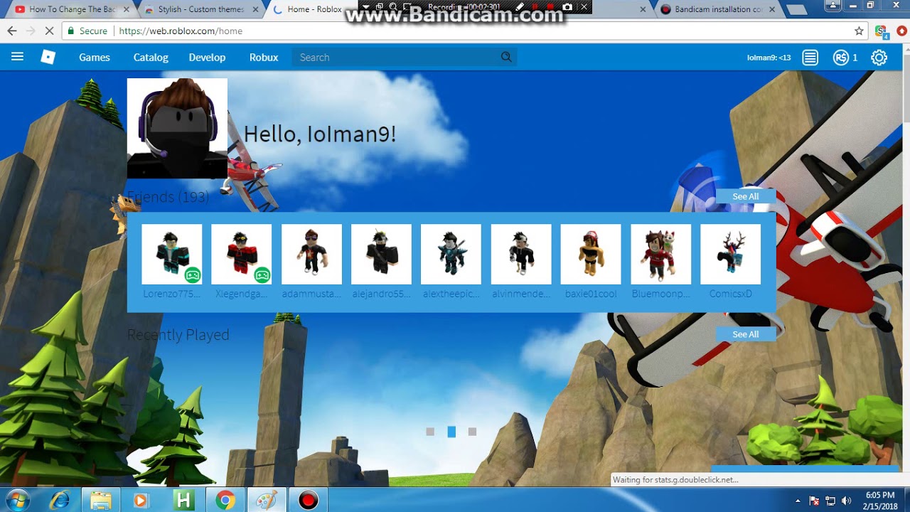 Change Your Background On Roblox