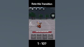 Rate this transition 1 to 10? 🥺 #roblox #thestrongestbattlegrounds #saitamabattlegrounds