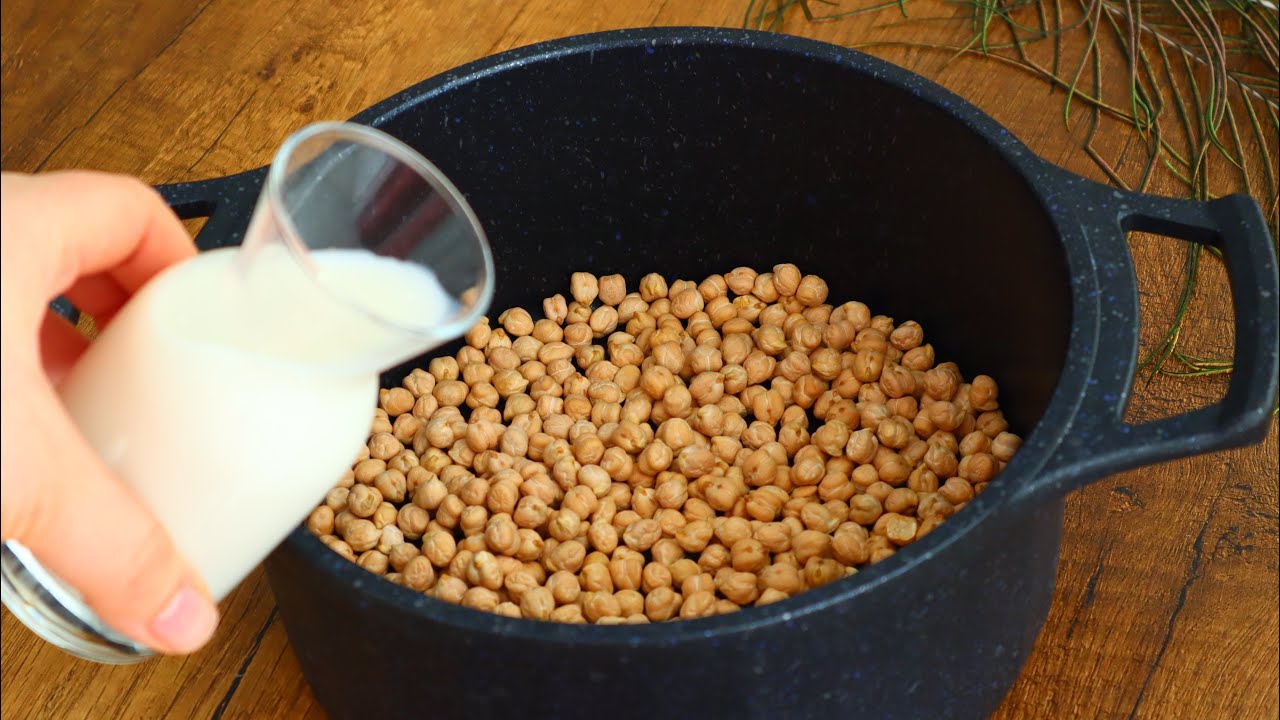 😱 Смешать Нут и Молоко.💯 Результат потрясающий и вкусный. ✅