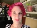 How to pin curl short hair