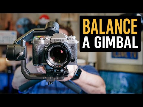 How to Balance a Ronin SC Gimbal (for Fujifilm)