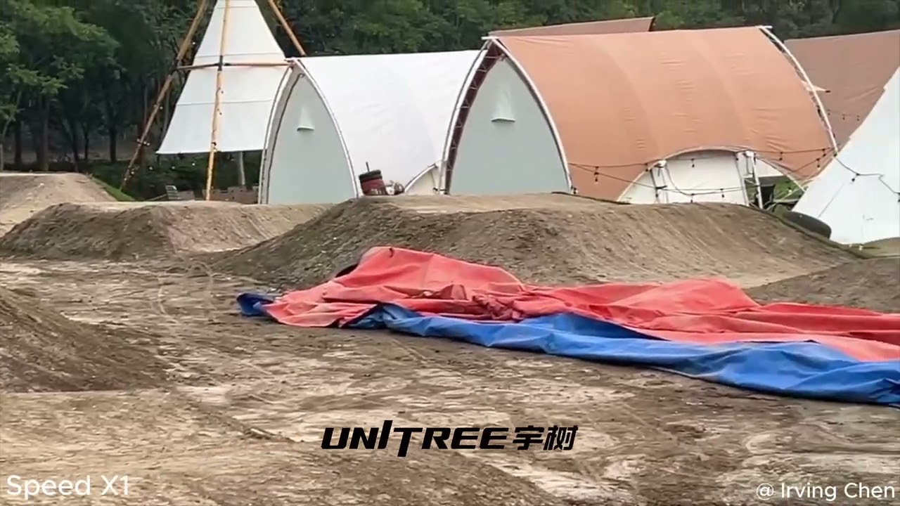 VIOLENCE TEST. Unitree B2W Wheeled-Legged Robot Dog impresses under extreme conditions!