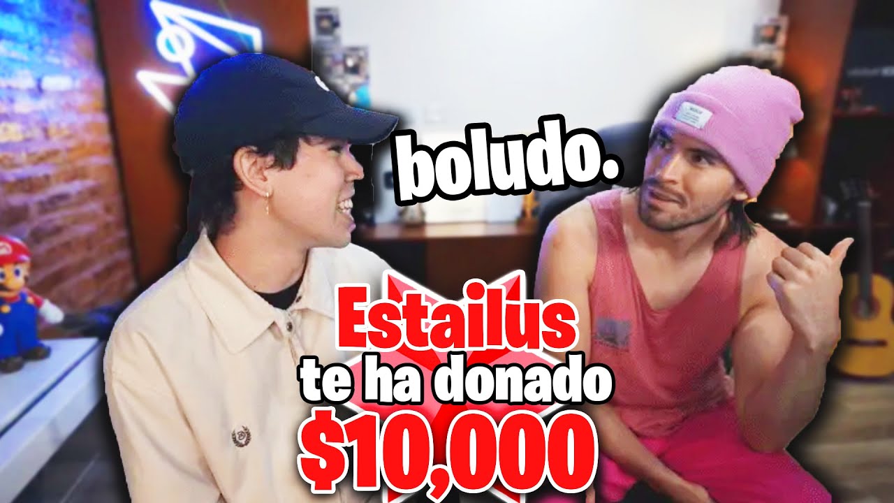 Cada vez que Spreen diga "boludo" voy a donar dinero