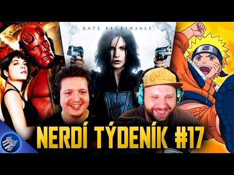 Nerdí Týdeník #17 - Hellboy 2, Underworld, Cesta zločinu, Leviticus, Zrozen z temnoty, Naruto, atd.