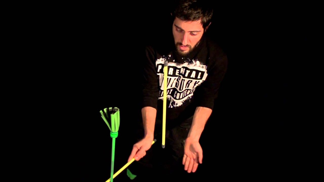 ALI GHOST - SUPER SLOW MOTION FLOWERSTICK - YouTube