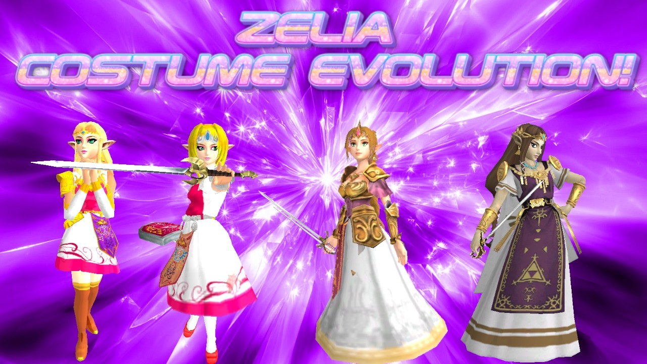 Zelia Costume Evolution!