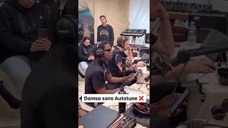 Damso sans auto tune vs avec