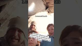 POV; you watched 5x times and donated $20 to save my hildren from hunger in Gaza