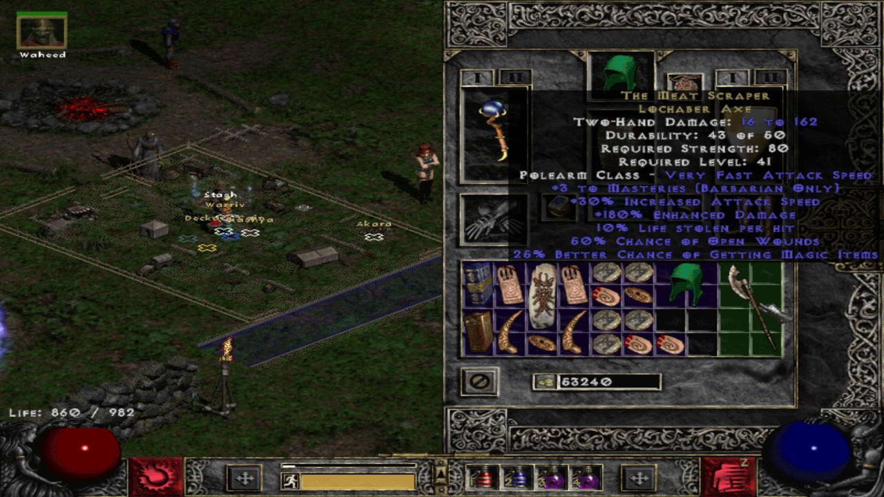 What is The Meat Scraper Diablo 2 YouTube