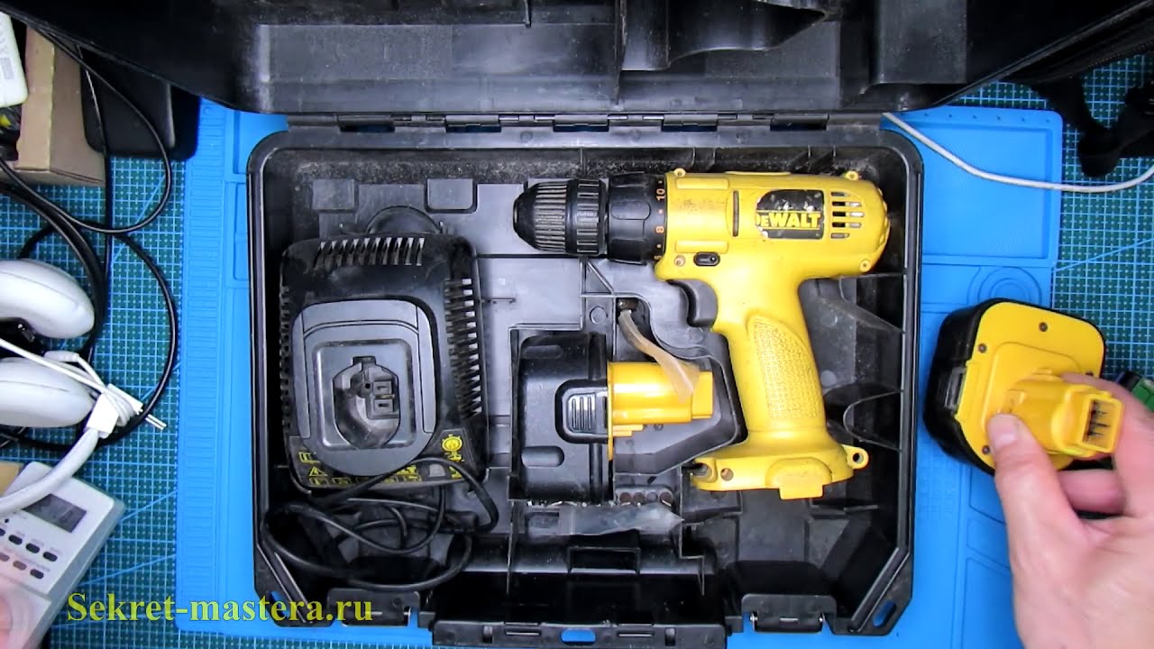 Схема аккумулятора dewalt 18v