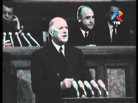 Discursul presedintelui Charles de Gaulle