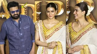 Prabhas and Kriti Sanon LOVELY Moments @ Adipurush Hindi Trailer Launch Event | Mumbai || Wall Post