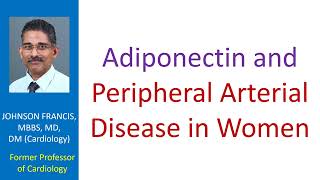 Adiponectin and peripheral arterial disease in women