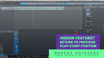 One Cool Studio One Transport Shortcut You May Not Know About