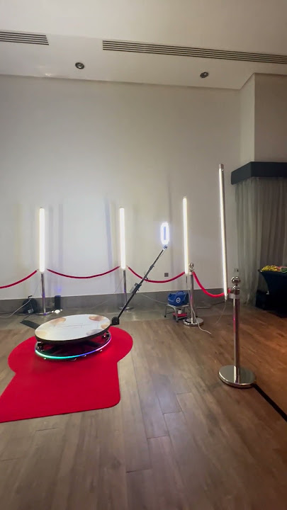 360 video booth setup