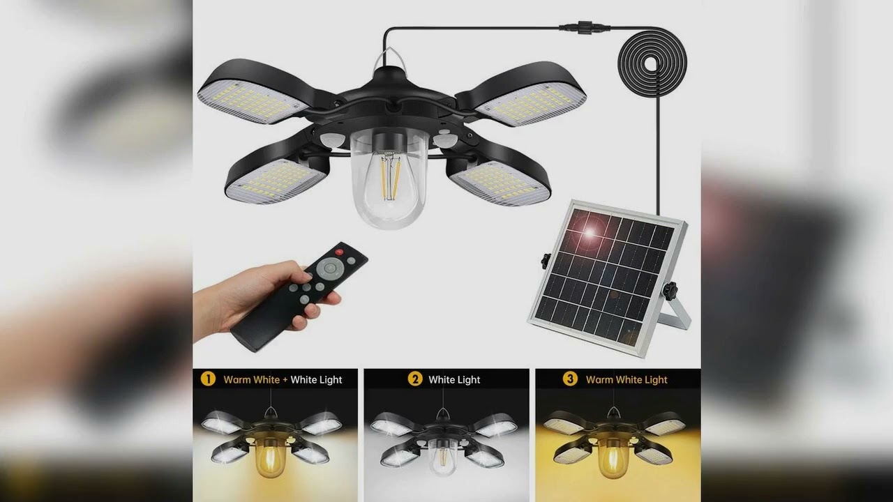 A must-have product! 192led Solar Powered Barn Light Solar Shed Light for Indoor and Outdoor 1000L