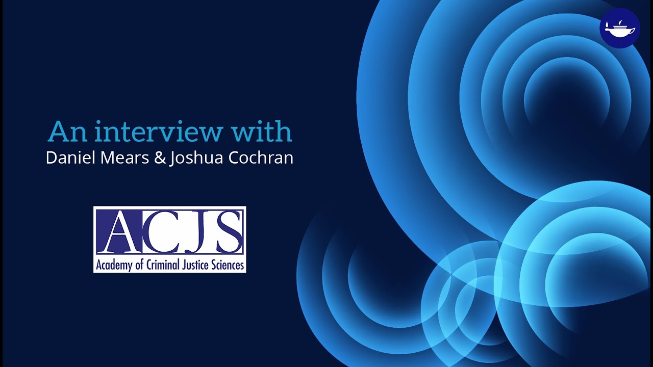 Интервью с Дэниелом Мирсом и Джошуа Кокраном, Академия наук уголовного правосудия