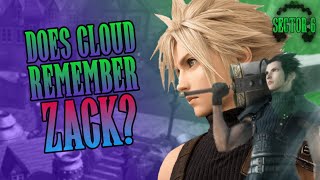 Final Fantasy VII Remake - Does Cloud Remember Zack?