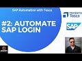 Sap gui automation tosca 20232  lesson 2  automate sap logon  login screen  modules 