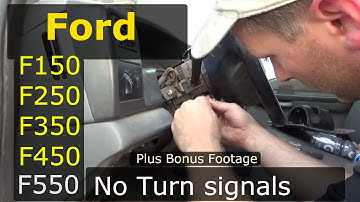 Turn signal switch Ford F150  F250 F350 F450 F550 Plus bonus footage!