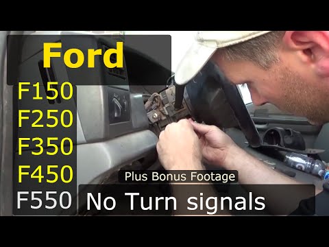 Turn signal switch Ford F150  F250 F350 F450 F550 Plus bonus footage!