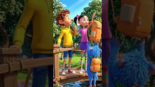 The Lost Kite Adventure 🎈 | Cute Pixar-Style Cartoon Short#kidscartoon #3danimation #pixarstyle