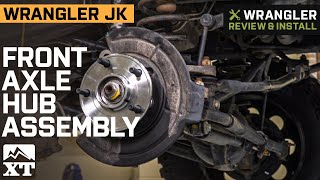 Jeep Wrangler JK Front Axle Hub Assembly Review & Install - YouTube