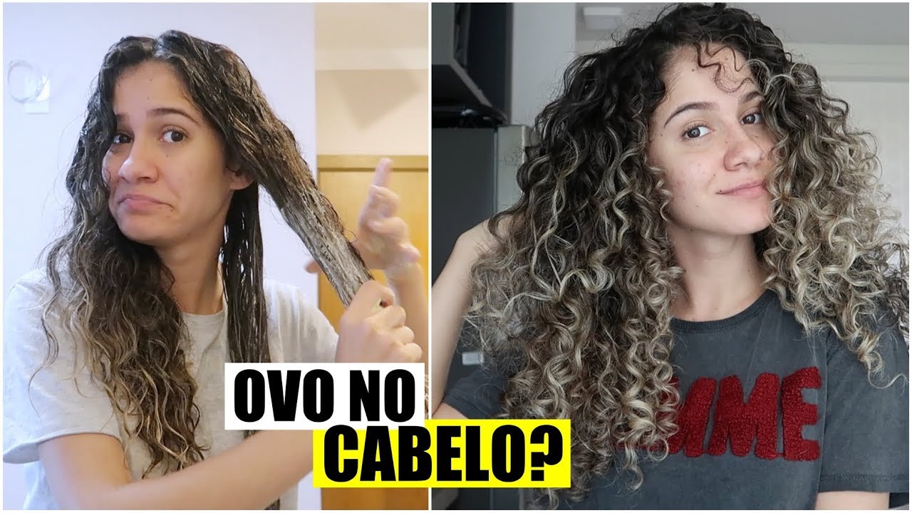 HIDRATAÇÃO POTENTE PARA O CABELO COM OVO!