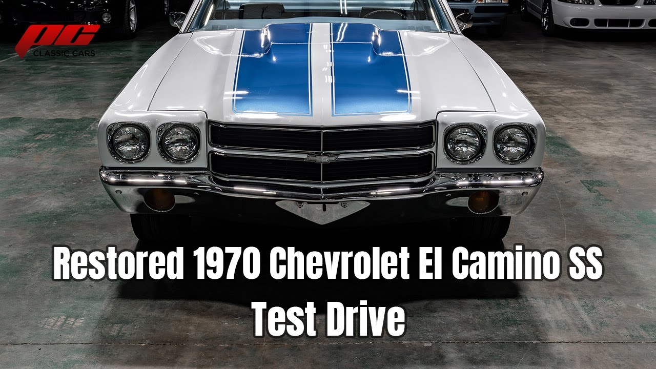 Restored 1970 Chevrolet El Camino SS Test Drive-Built 327-Auto-AC