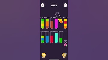 Water Sort gameplay satisfying #games #gaming #watersort #satisfying #watersortpuzzle #puzzle