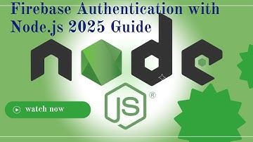 Firebase Authentication with Node.js – Secure Login & Registration (2025)