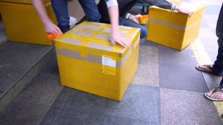 Package wrapping in China