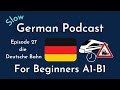 Slow German Podcast for Beginners / Episode 27 die Deutsche Bahn (A1-B1)