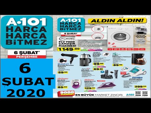 A101  6 ŞUBAT 2020 AKTÜEL KATALOG / A101 AKTÜEL ÜRÜNLER / A101 BU HAFTA 👍😃