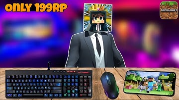 Playing Minecraft With Keyboard & Mouse 😍 | Dream Setup 👑 | Aayusur King
