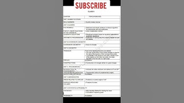 Class 10 deleted syllabus 2023-24 CBSE board New #shorts #maths