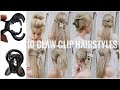 10 EASY CLAW CLIP HAIRSTYLES FOR LONG HAIR ❤️ SIMPLE CLUTCHER HAIRSTYLES  ❤️ TRENDING HAIRSTYLES