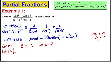 Core 4 Maths A-Level Edexcel - Partial Fractions (5)