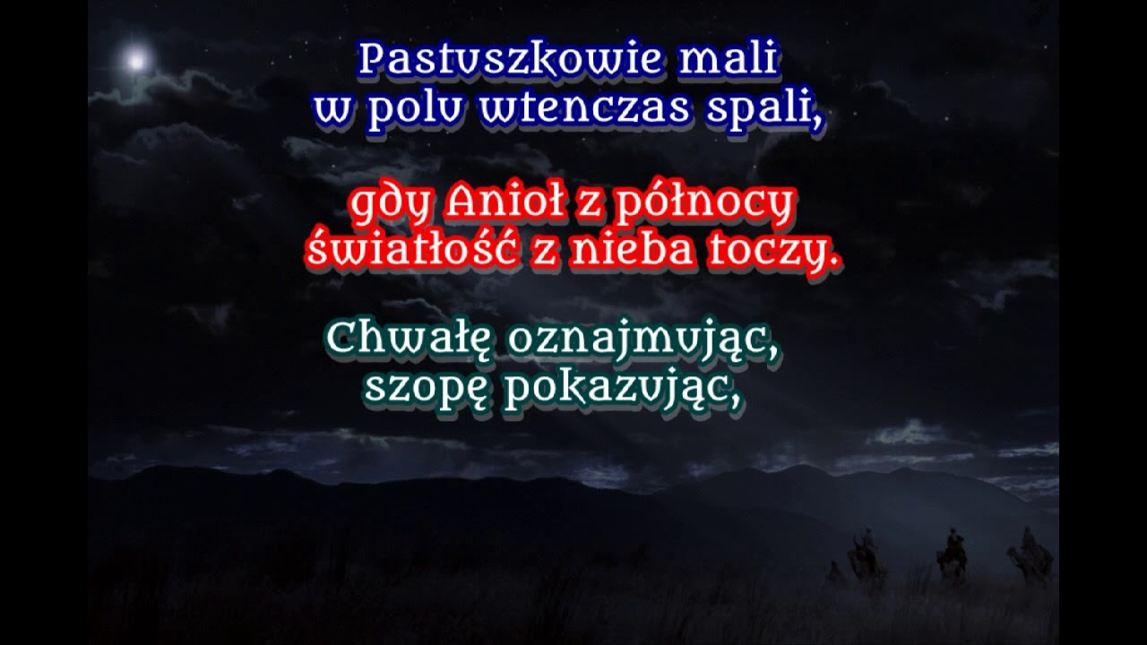 Kolędy A Wczora Z Wieczora Tekst A wczora z wieczora - YouTube