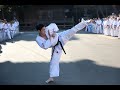 【新極真会 空手】SHINKYOKUSHINKAI KARATE Amazing KATA DEMONSTRATION 2024年鏡開き稽古・奉納演武型　渡邊大士　田中利奈　Martial arts