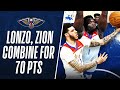 Lonzo, Zion SHOW OUT In NOP Overtime Thriller!