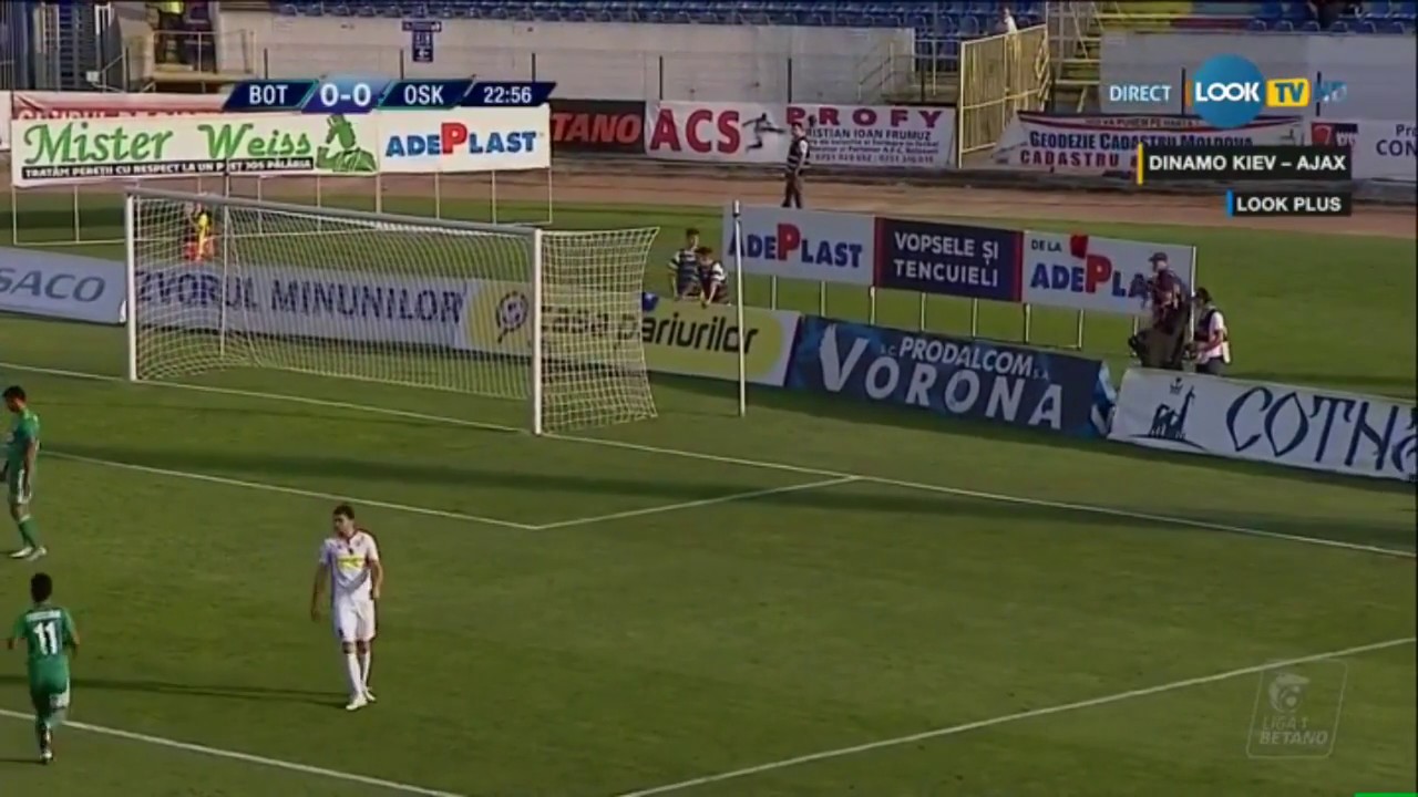 Ratare mare Mihai Roman II (min 23) FC Botosani - Sepsi OSK ocazie caracal