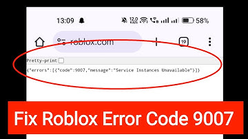 How to Fix Roblox Error 9007 || Service Instances Unavailable Problem || Roblox Server Down Update 